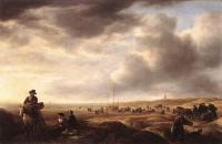 Vlieger, Simon de - Beach near Scheveningen with Fish-Sellers